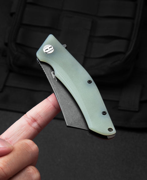 BESTECH CUBIS G10 Handle: 3.15" D2 Blade BG42E