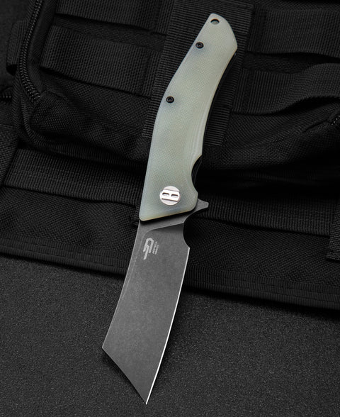 BESTECH CUBIS G10 Handle: 3.15" D2 Blade BG42E