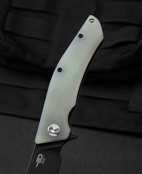 BESTECH CUBIS G10 Handle: 3.15" D2 Blade BG42E