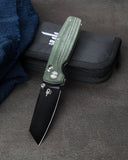 BESTECH SLASHER Micarta Handle: 3.07