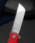 BESTECH TITAN Red G10 Handle: 2.96" D2 Blade BG49A-3