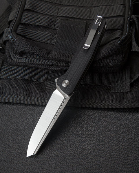 BESTECH SLYTHER G10  Handle: 3.66" 14C28N Blade BG51A-1