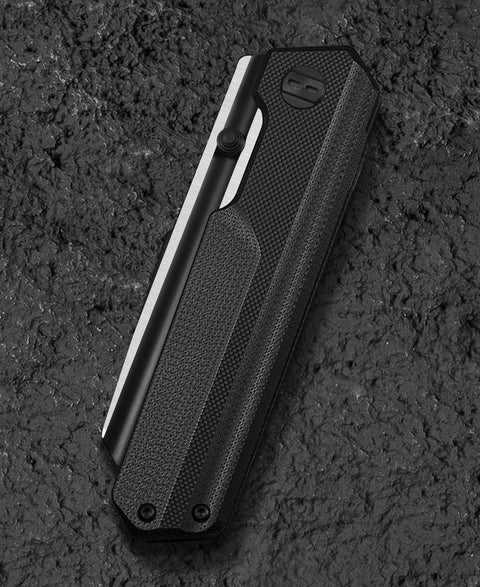 BESTECH TARDIS G10 Handle: 3.15" Black DLC+Satin D2 Blade Liner Lock BG54A