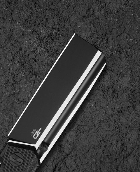 BESTECH TARDIS G10 Handle: 3.15" Black DLC+Satin D2 Blade Liner Lock BG54A