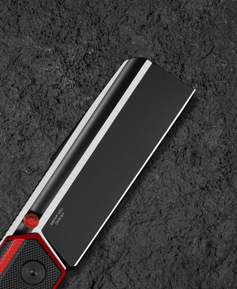 BESTECH TARDIS G10 Handle: 3.15" Black DLC+Satin D2 Blade Liner Lock BG54E