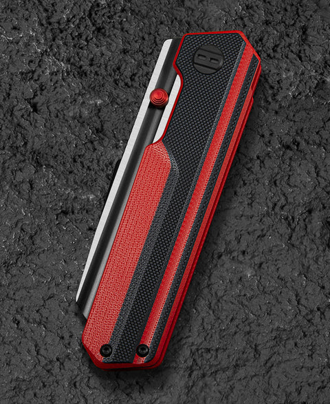 BESTECH TARDIS G10 Handle: 3.15" Black DLC+Satin D2 Blade Liner Lock BG54E