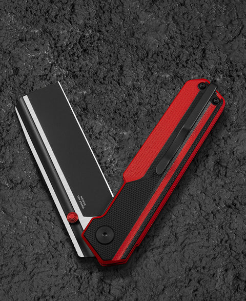 BESTECH TARDIS G10 Handle: 3.15" Black DLC+Satin D2 Blade Liner Lock BG54E