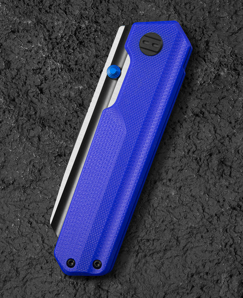 BESTECH TARDIS G10 Handle: 3.15" Black DLC+Satin D2 Blade Liner Lock BG54G