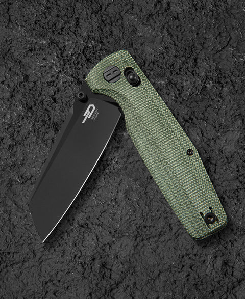 BESTECH SLASHER BG56B-2 Micarta Handle 3.5" D2 Blade