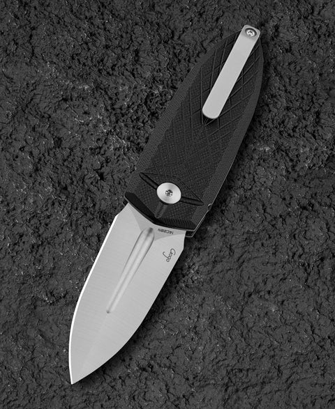 BESTECH QUQU BG57A-1 G10 Handle 2.20" 14C28N Blade