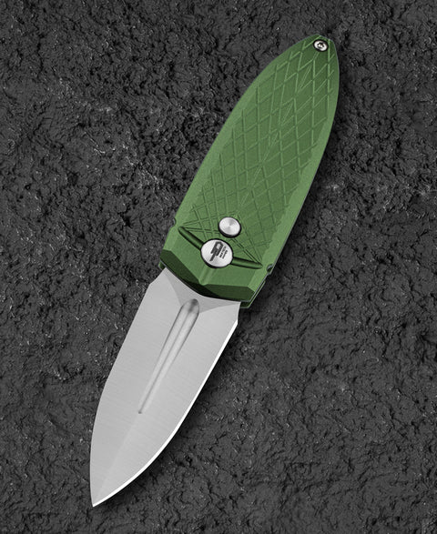 BESTECH QUQU BG57B-2 Aluminum Handle 2.20" 14C28N Blade