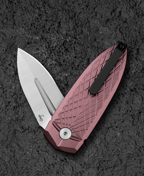 BESTECH QUQU BG57B-3 Aluminum Handle 2.20" 14C28N Blade