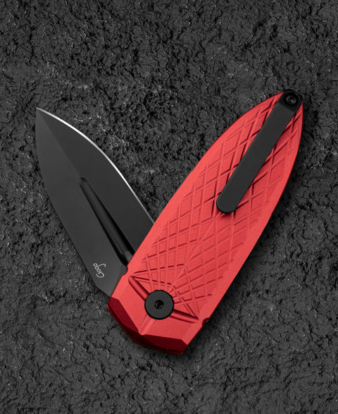BESTECH QUQU BG57B-4 Aluminum Handle 2.20" 14C28N Blade