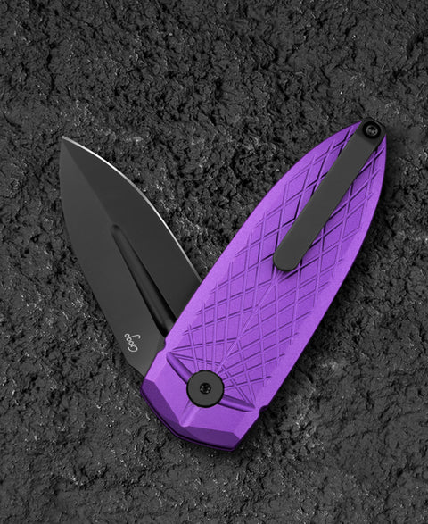 BESTECH QUQU BG57B-5 Aluminum Handle 2.20" 14C28N Blade
