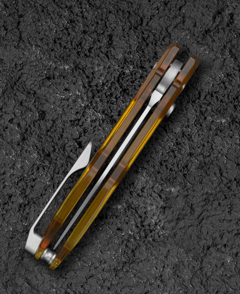 BESTECH QUQU BG57D-1 Ultem Handle 2.20" 14C28N Blade