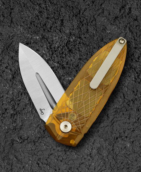 BESTECH QUQU BG57D-1 Ultem Handle 2.20" 14C28N Blade