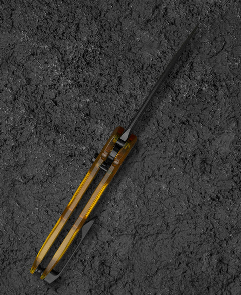 BESTECH QUQU BG57D-2 Ultem Handle 2.20" 14C28N Blade