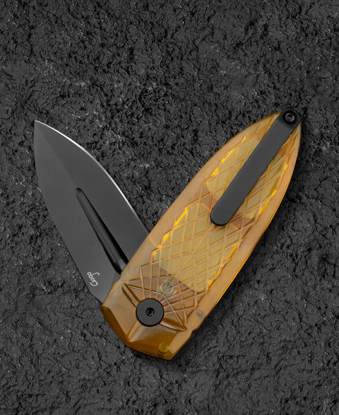 BESTECH QUQU BG57D-2 Ultem Handle 2.20" 14C28N Blade