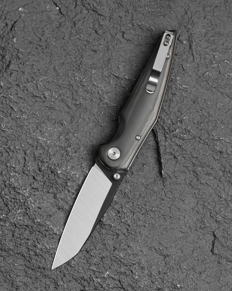 BESTECH SNAKEBIRD BG58B Black Micarta Handle 3.54" 14C28N Blade