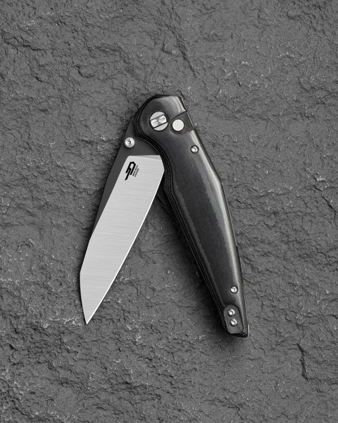BESTECH SNAKEBIRD BG58B Black Micarta Handle 3.54" 14C28N Blade