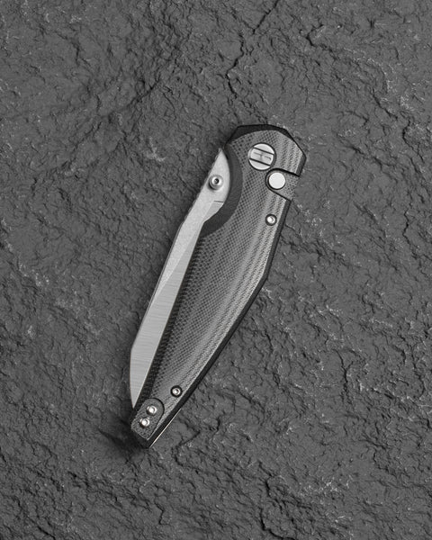 BESTECH SNAKEBIRD BG58C Black G10 Handle 3.54" 14C28N Blade