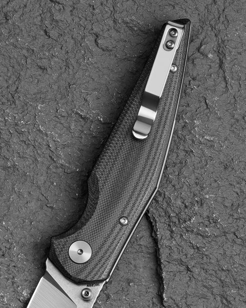 BESTECH SNAKEBIRD BG58C Black G10 Handle 3.54" 14C28N Blade
