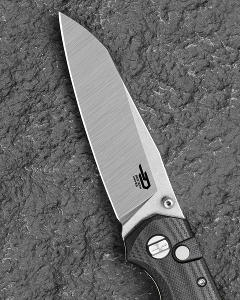 BESTECH SNAKEBIRD BG58C Black G10 Handle 3.54" 14C28N Blade