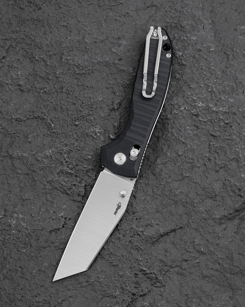 BESTECH Liger BG61A G10 Handle 3.61" D2 Blade