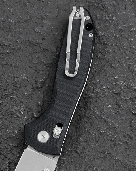 BESTECH Liger BG61A G10 Handle 3.61" D2 Blade