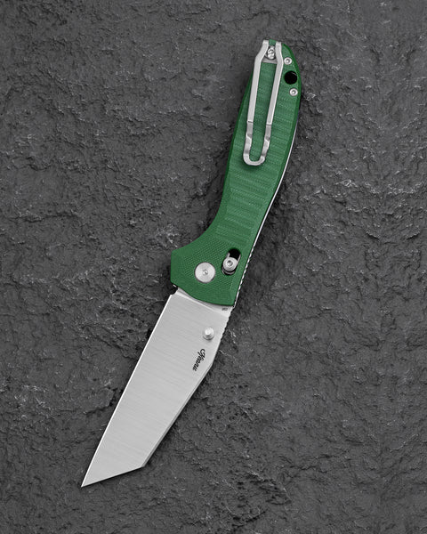 BESTECH Liger BG61B G10 Handle 3.61" D2 Blade