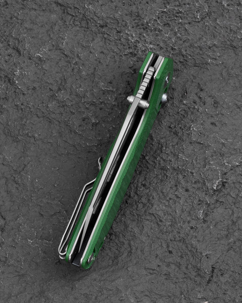 BESTECH Liger BG61B G10 Handle 3.61" D2 Blade