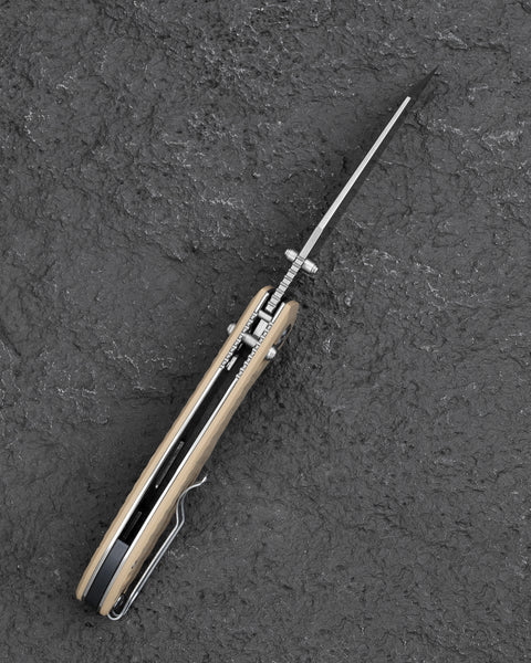 BESTECH Liger BG61C G10 Handle 3.61" D2 Blade