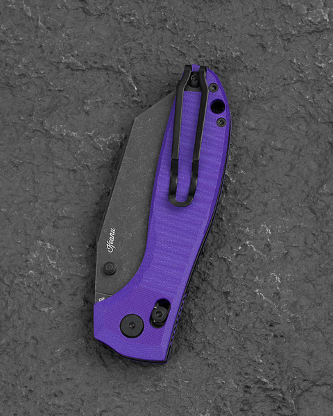 BESTECH Liger BG61E G10 Handle 3.61" D2 Blade
