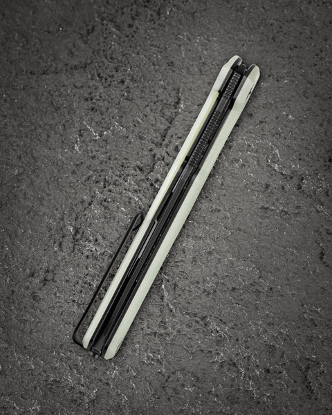 BESTECH DUOZ BG65D Jade G10 Handle: 3.34" 14C28N Blade, Liner Lock, Flipper