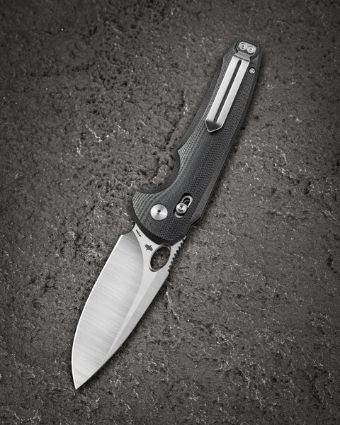 BESTECH NOCTAR BG66A Black G10 Handle: 3.71'' 14C28N Blade