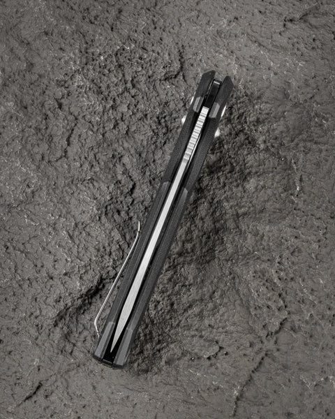 BESTECH NOCTAR BG66A Black G10 Handle: 3.71'' 14C28N Blade