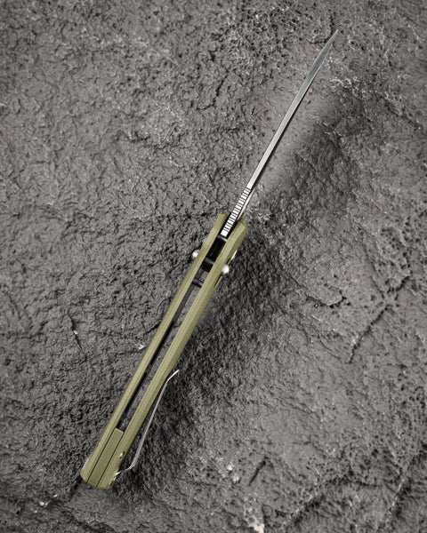 BESTECH NOCTAR BG66B OD Green G10 Handle: 3.71'' 14C28N Blade