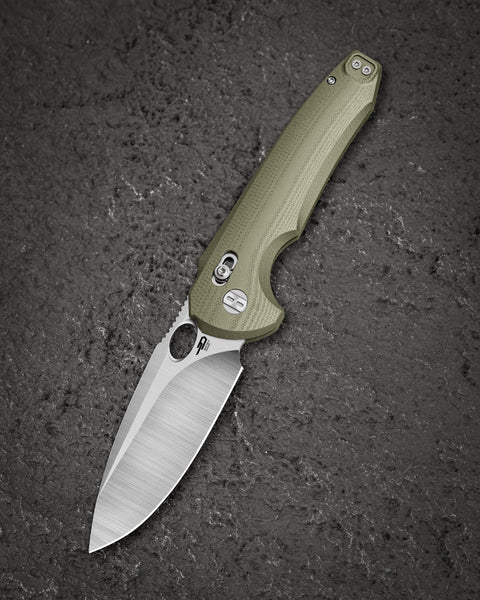 BESTECH NOCTAR BG66B OD Green G10 Handle: 3.71'' 14C28N Blade