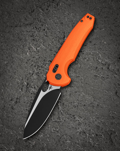BESTECH NOCTAR BG66D Orange G10 Handle: 3.71'' 14C28N Blade