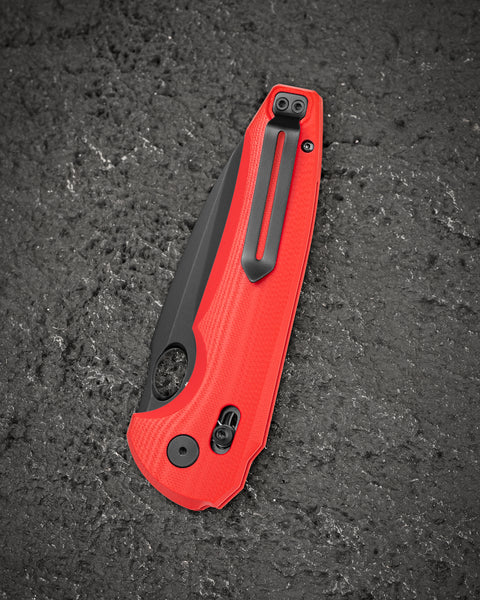 BESTECH NOCTAR BG66G Red G10 Handle: 3.71'' 14C28N Blade