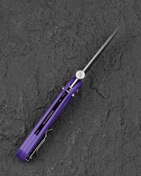 BESTECH MOTHUS BG67C Purple G10 Handle: 3.47" 14C28N Blade