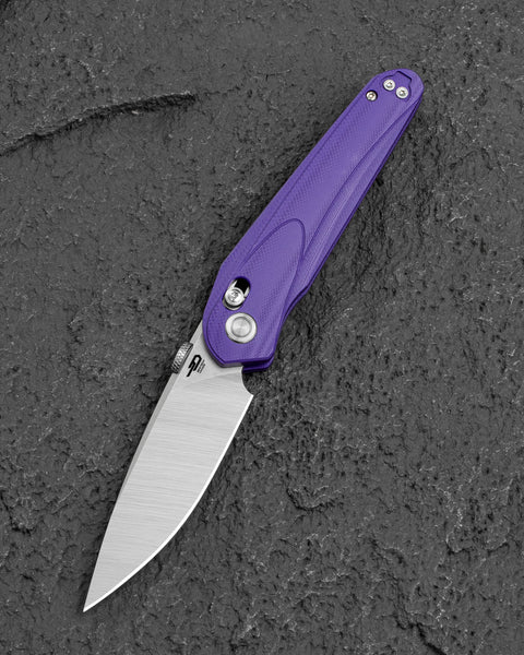 BESTECH MOTHUS BG67C Purple G10 Handle: 3.47" 14C28N Blade