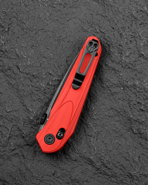 BESTECH MOTHUS BG67H Red G10 Handle: 3.47" 14C28N Blade