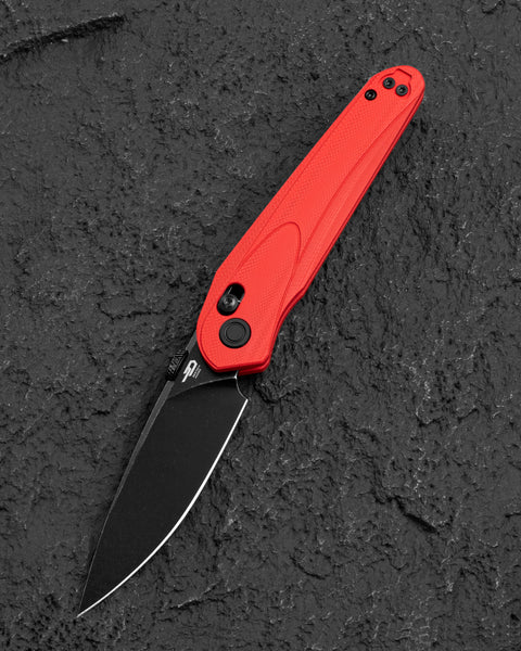 BESTECH MOTHUS BG67H Red G10 Handle: 3.47" 14C28N Blade