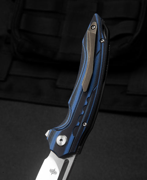 BESTECH ORNETTA Interlayer with Carbon Fiber and G10 Handle: 3.54" N690 Blade BL02A