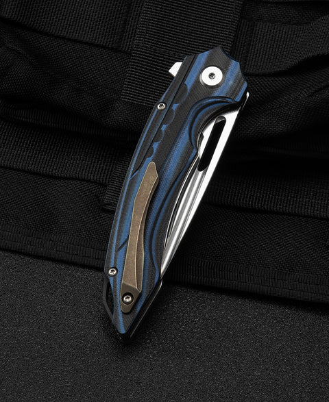 BESTECH ORNETTA Interlayer with Carbon Fiber and G10 Handle: 3.54" N690 Blade BL02A