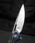 BESTECH ORNETTA Interlayer with Carbon Fiber and G10 Handle: 3.54" N690 Blade BL02A