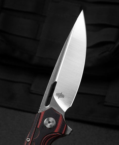 BESTECH ORNETTA Interlayer with Carbon Fiber and G10 Handle: 3.54" N690 Blade BL02B