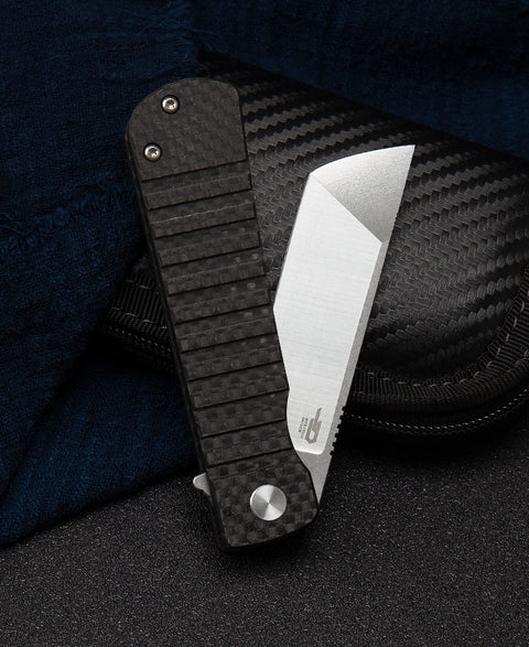 BESTECH TITAN Carbon Fiber Handle: 2.96" 154CM Blade BL04A