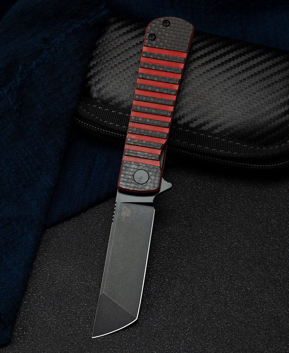 BESTECH TITAN Interlayer with Carbon Fiber and G10 Handle: 2.96" 154CM– Bestech Knives